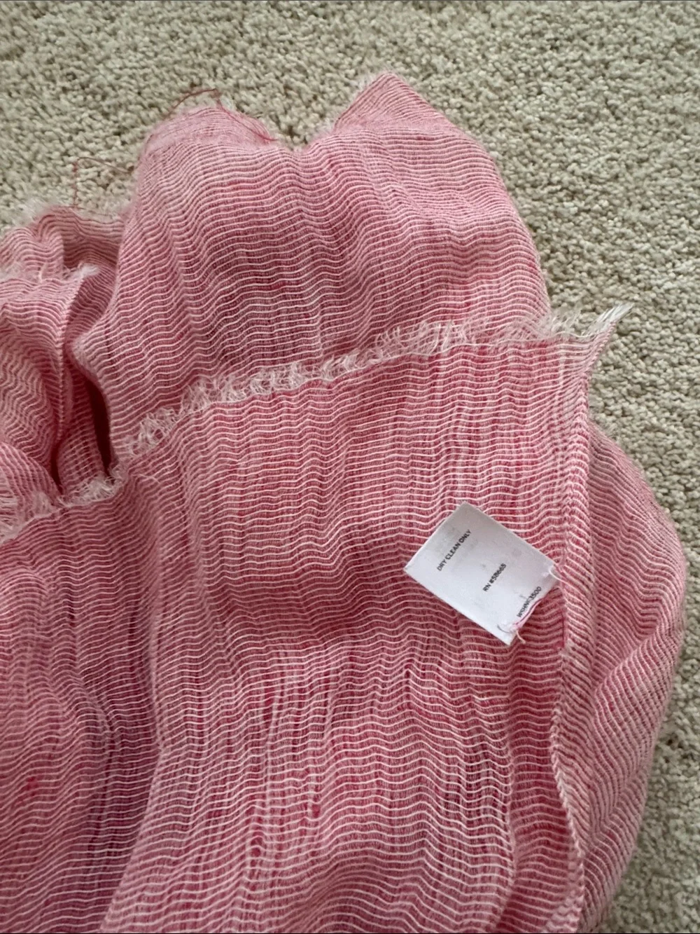 hinge Pink Lightweight Woven Throw